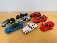 Lot de 8 voitures miniatures, de marque Siku