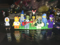 LEGO minifigures series and keychains