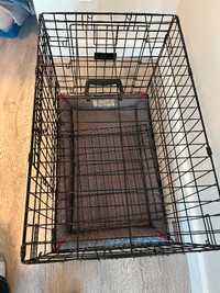 MOVING SALE!! NEED ITEM GONE ASAP! Dog crate and cushion