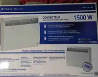 2 Convecteurs 1500 w.  Thermostat intégré