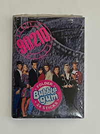 *NEW Factory Sealed* Beverly Hills 90210 Bubble Gum Folder