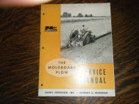 Ferguson The Moldboard Plow Service Manual