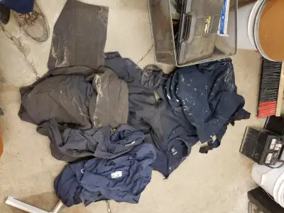 3 PAIR Coveralls Overalls XL & 48 & 46M & ONE PAIR SUSPENDERS, View more