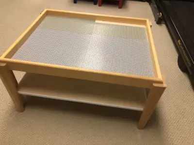 Custom made solid wood Lego table, View more