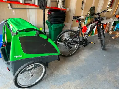 Thule Cadence 2 Seat Bike Trailer (Green), View more