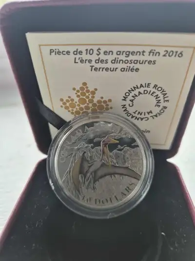 pièce canadienne de 10 $ en argent de 2016 terreur dan le ciel, View more