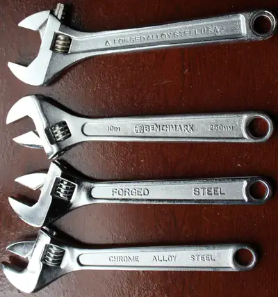 10" Adjustable Wrench, View more