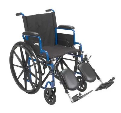New Open Box Pick up in Milton call or text 4168392421 Drive Medical Blue Streak Wheelchair, Flip Ba...