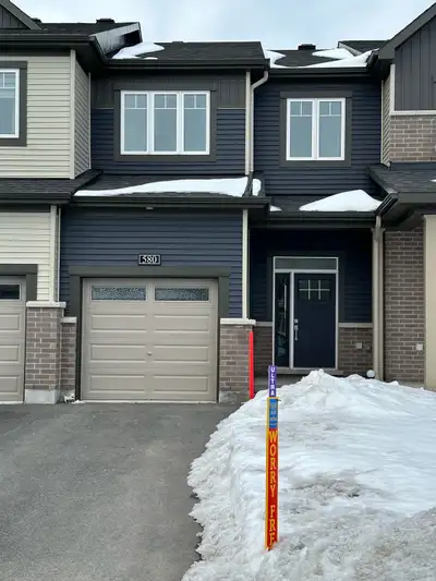 Townhouse for rent in Orleans, No Rear Neighbours! -Brand New & Bright 3 Bedroom Executive Townhouse...