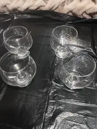  Brandy snifter goblet set of 4