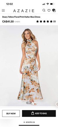 Beautiful floral print dress