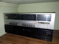 JVC Cassette Player and CD Player