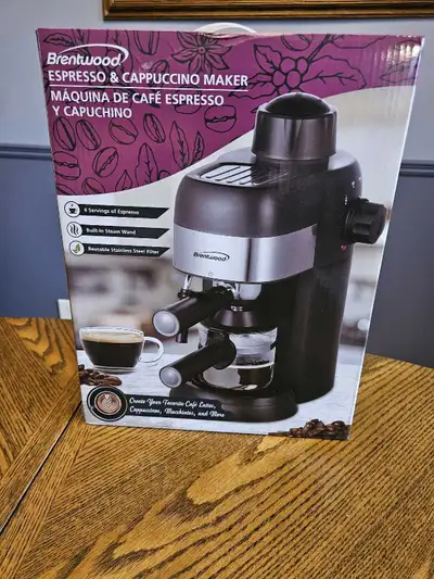 NEW BRENTWOOD ESPRESSO&CAPPUCCINO MAKER, View more