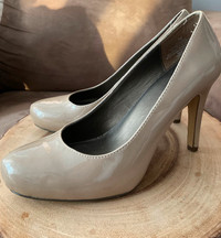 High beige party shoes for sale!