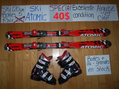 Ensembles de ski alpin twin tip 119 120 130 cm, View more