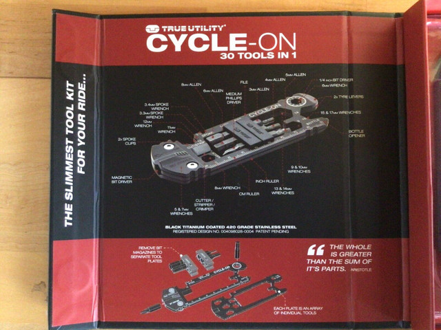 True Utility Cycle-On 30 Tools in One maintenance kit, brand new in Hand Tools in Dartmouth - Image 3