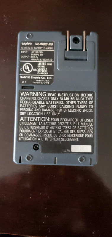 Authentic Sanyo NC-MQR-01J/U Smart Quick Batter Charger for AA a in General Electronics in Oshawa / Durham Region - Image 2