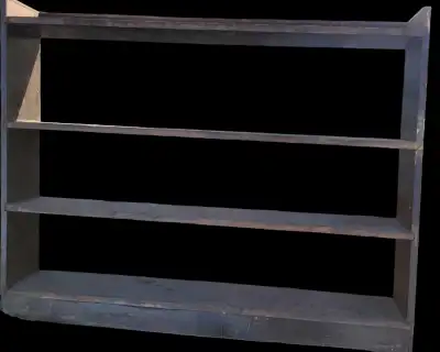 Black wooden bookcase. Shelving unit. Bookshelf. I deliver!, View more