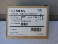 42BF35A Siemens Furnas Definite Purpose Controller 3P COIL 24V