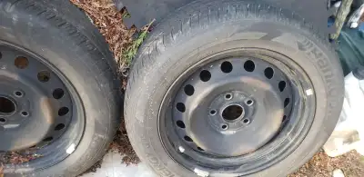 Set of four 215 55 16 Hankook Kinergy GT all season tires on 5x114.3 rims. $350 for the set. Cash on...