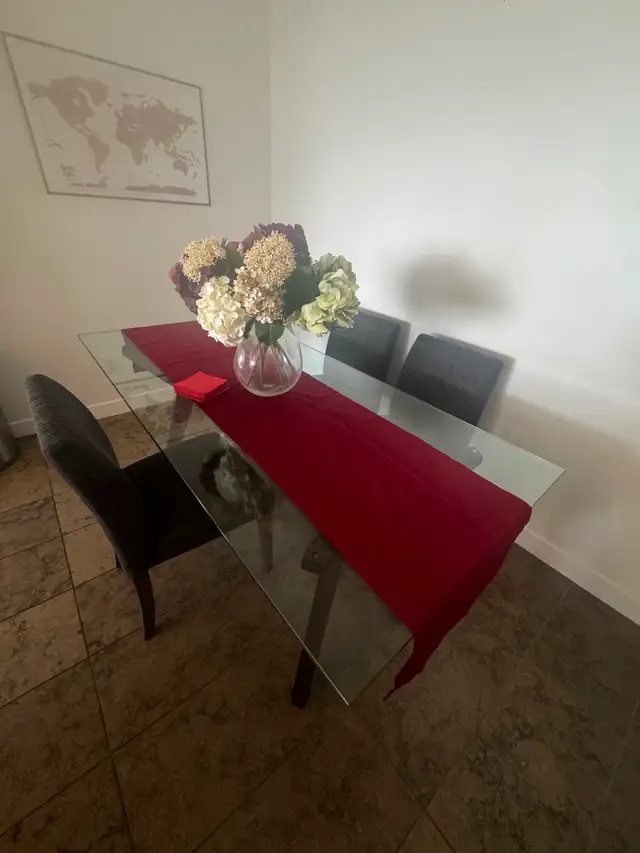 Red Organic Cotton Table Runner505386835672442882