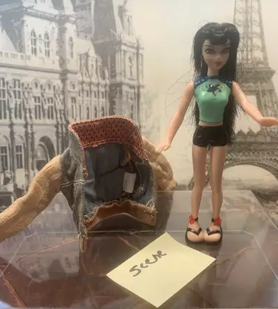 My Scene Barbie jacket & M.S. Nolee figure 2004 & boots, View more