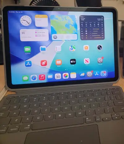 Apple iPad Air 11-inch 128GB (A3266) with Logitech Keyboard Case, View more