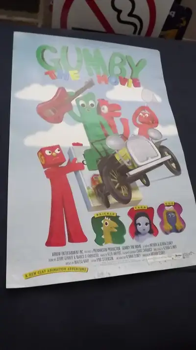 GUMBY Xmas MOVIE POSTER 1995/CHRISTMAS MOVIE, View more