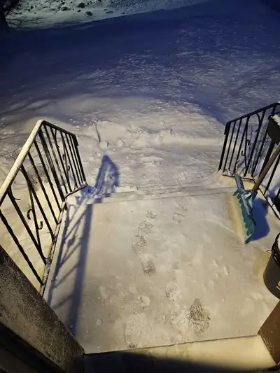 snow shovelling and snow blowing , View more