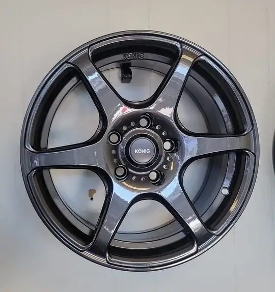 16" 5x114.3 rims for sale : Konig Tandem Graphite READY STOCK in Tires & Rims in City of Toronto - Image 6