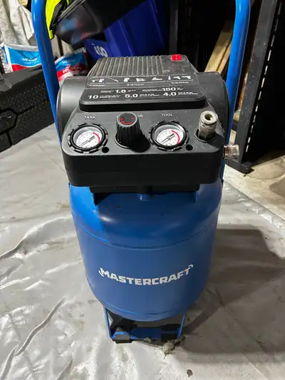 MASTERCRAFT- 10 GALLON PORTABLE AIR COMPRESSOR, View more
