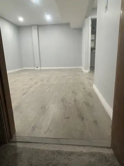 two bedroom new brand walk in basement. 1 minute walk to bus stop and 10 minute walk to grocery stor...