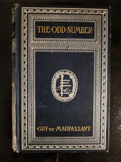 The Odd Number By Guy De Maupassant 1889 Hardcover $35, View more