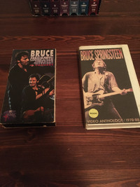 2 Bruce Springsteen VHS Tapes