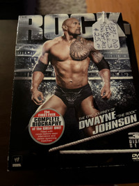 DVD 3 Discs Dwayne Johnson ROCK 2012 WWE Wrestling Booth 276