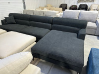 Sofa with oversized chaise 