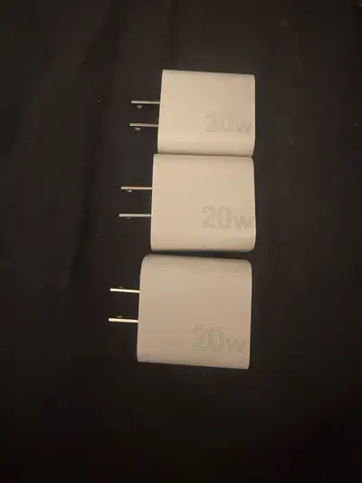 3 20W Type C Blocks., View more