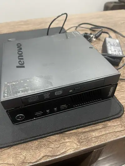 Hi I have Lenovo Thinkcentre for sale. It includes DVD -R. And Charger. It’s i5. 2.9 500 Gb hdd. 409...