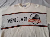 VINTAGE Vancouver Canucks CCM Sweater by CLIFF ENGLE