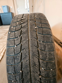Michelin Latitude X-ICE X12. 235/55R18. Winter tires and rims.