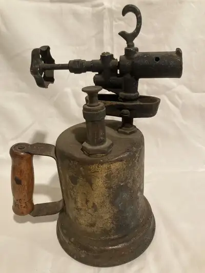 Antique Brass Blow Torch, View more