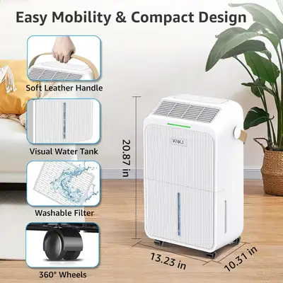 Brand New!/Never Unsed **BRAND NEW/STILL SEALED** Dehumidifier with Drain Hose Max 34 Pints ❤️with 2...