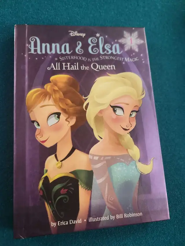 Anna & Elsa All Hail the Queen, hardcover, NEW  in Fiction in Hamilton - Image 2