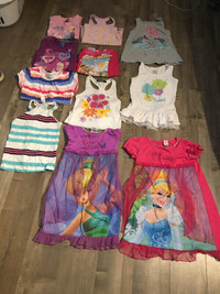 Girls size 6 t-shirts and pjs