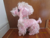 Vintage Rushton Pink Poodle, with tag
