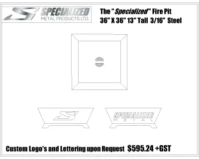 "Custom Built" Fire pits, View more