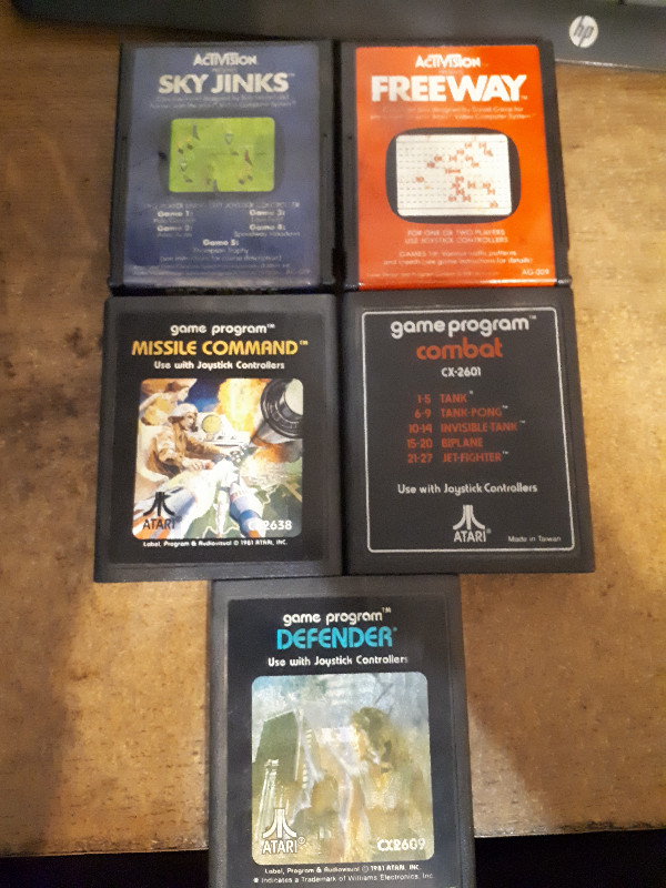 Atari 2600 Game Cartridges in Older Generation in London