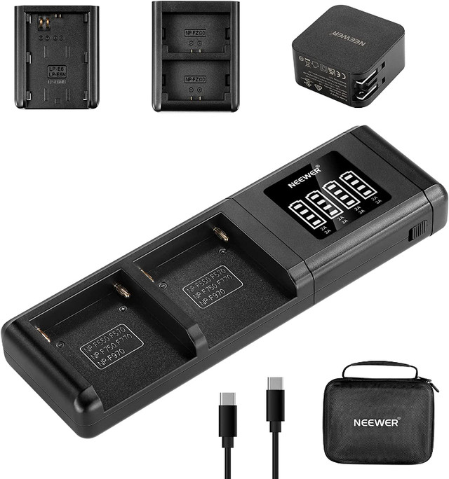 NEW: NEEWER SN4 Modular Camera Battery Charger for Sony in Other in City of Toronto
