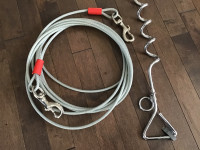 Pet Ground Tie and Wire