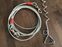 Pet Ground Tie and Wire